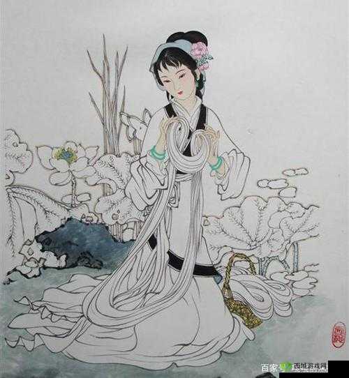 西施流泪惹人怜：绝美古装少女的情感流露